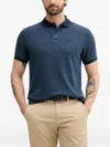 Barbour Logo-embroidered Polo Shirt In Blue