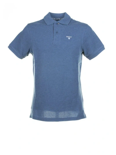 Barbour Logo Embroidered Short In Blue