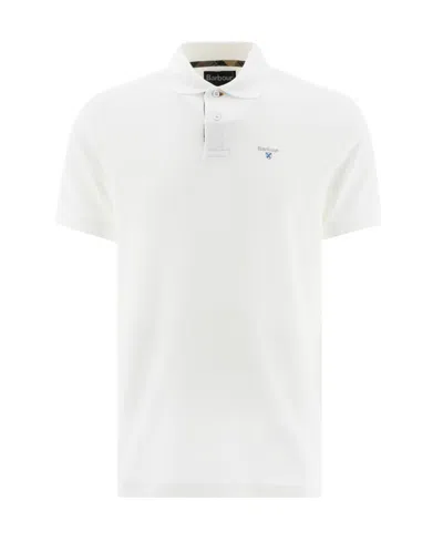 BARBOUR BARBOUR LOGO EMBROIDERED SHORT-SLEEVED POLO SHIRT