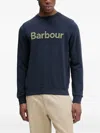 Barbour Logo-embroidered Sweatshirt In Blue