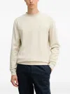 Barbour Logo-embroidered Sweatshirt In Neutral