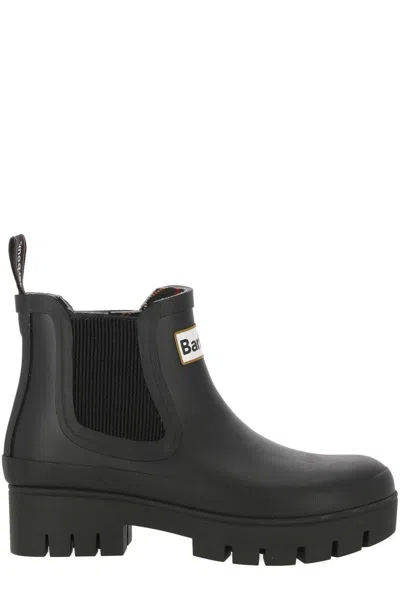 Barbour Halton Waterproof Chelsea Rain Boot In Black