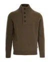 Barbour Logo-patch Sweater In Green