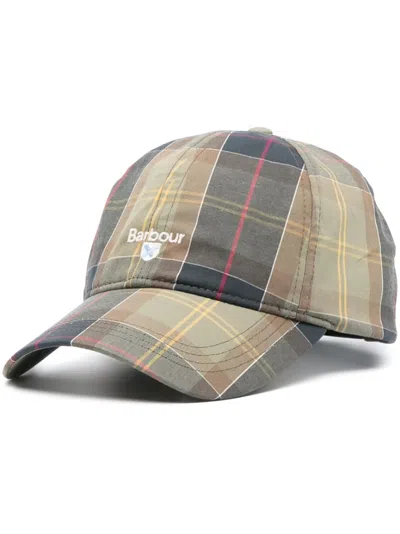 Barbour Logo-print Baseball Cap In Green