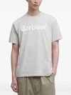 Barbour Logo-print T-shirt In Neutral