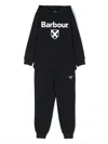 Barbour Logo-print Tracksuit Set In Blue