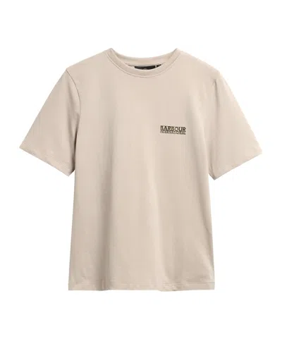 Barbour Logo Short-sleeved T-shirt In Neutral