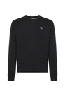 Barbour Logo Embroidered Crewneck Sweatshirt In Black