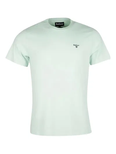 Barbour Logo Tee In Blue