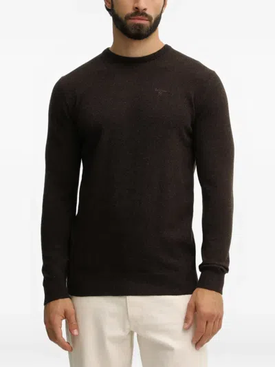 Barbour Logo Top In Brown