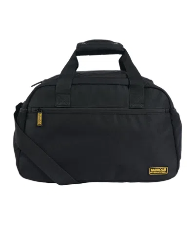 Barbour Logo Travel Bag In Black