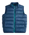 Barbour Logo Vest In Blue