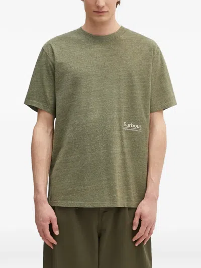 Barbour T-shirt Mit Logo-detail In Green