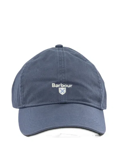 Barbour Logo-embroidered Baseball Cap In Neutral