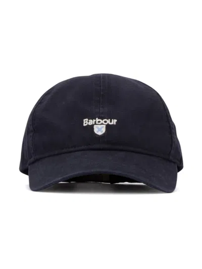 Barbour Kids' Logo-embroidered Cap In Black