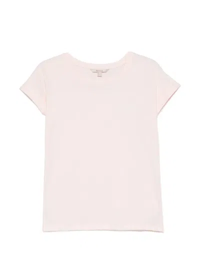 Barbour Logo-embroidered Short-sleeve T-shirt In Pink