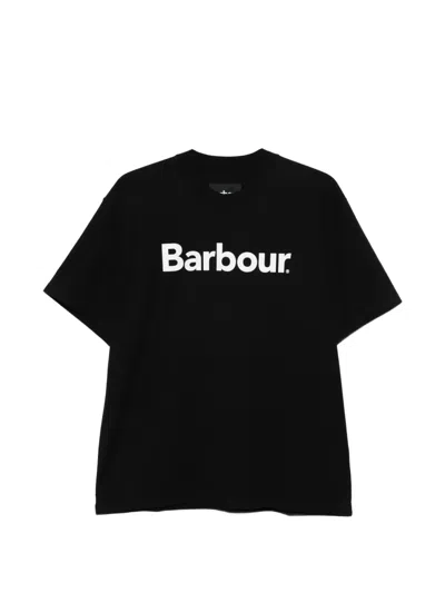 Barbour Logo-print T-shirt In Black