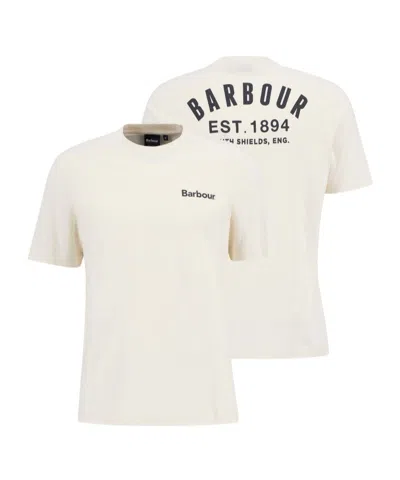 Barbour Logo-print T-shirt In Black