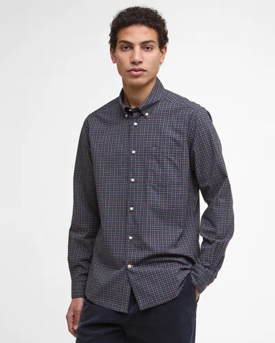 Barbour Lomond Tailored Mens Shirt In Blue