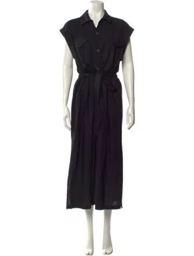Pre-owned Barbour Long Dress W/ Tags In Black