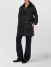 Barbour Long Jacket Flap Pockets