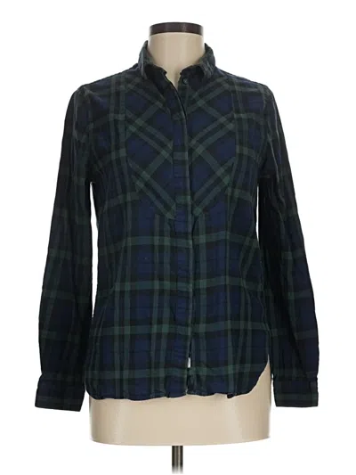 Pre-owned Barbour Long Sleeve Button Down Shirt In Green