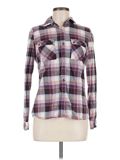 Pre-owned Barbour Long Sleeve Button Down Shirt In Purple