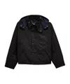 Barbour Long Sleeve Casual Jacket In Black