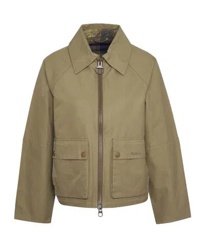 Barbour Long Sleeve Casual Jacket In Brown