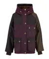 Barbour Long Sleeve Casual Jacket In Burgundy