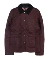 Barbour Long Sleeve Casual Jacket In Red