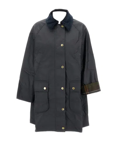 Barbour Long Sleeve Coat In Black