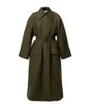 Barbour Long Sleeve Coat In Green