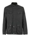 Barbour Dkeyley Waxed Cotton Jacket In Black
