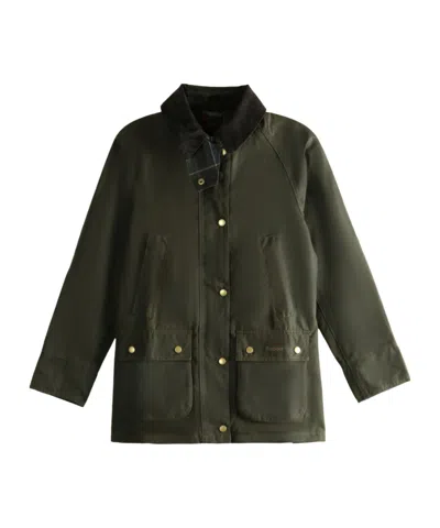 Barbour Buttoned-pocket Jacket In Green
