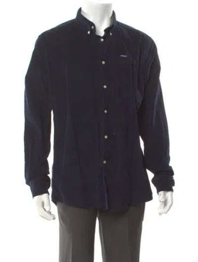 Pre-owned Barbour Long Sleeve Shirt In Black