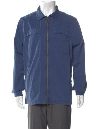 Pre-owned Barbour Long Sleeve Shirt In Blue