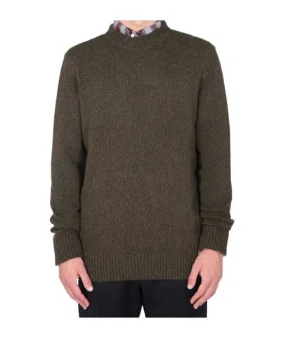 Barbour Long Sleeve Sweater In Green
