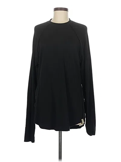 Pre-owned Barbour Long Sleeve T-shirt In Black