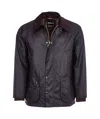 Barbour Bedale Wax Jacket Rustic In Black