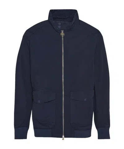 Barbour Long-sleeved Casual Jacket In Black