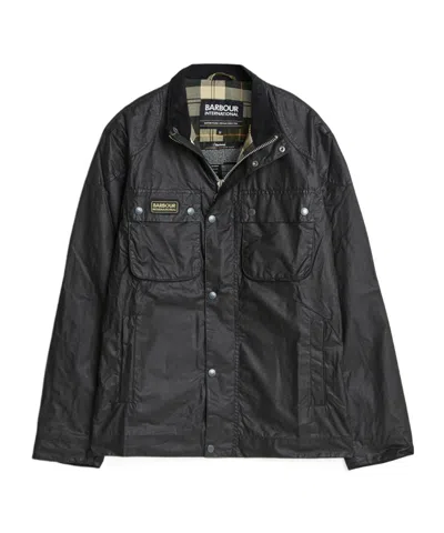 Barbour Long-sleeved Casual Jacket In Black
