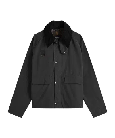 Barbour Long-sleeved Casual Jacket In Black
