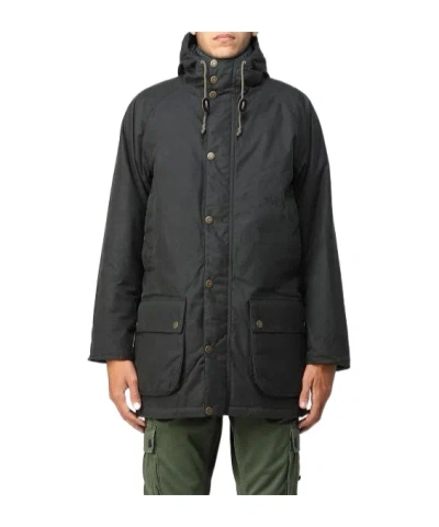 Barbour Long-sleeved Casual Jacket In Black