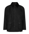 Barbour Stylish Jacket With Collar And Pockets In Black