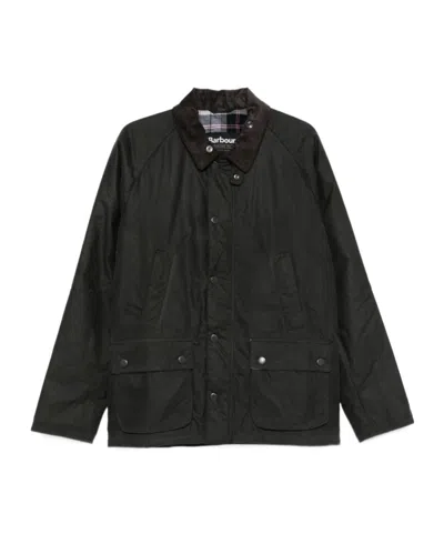 Barbour Long-sleeved Casual Jacket In Black