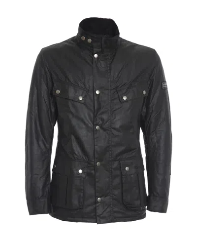 Barbour Long-sleeved Casual Jacket In Black