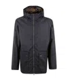 Barbour Long-sleeved Casual Jacket In Black