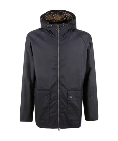Barbour Long-sleeved Casual Jacket In Black