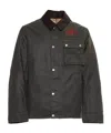 Barbour Long-sleeved Casual Jacket In Black